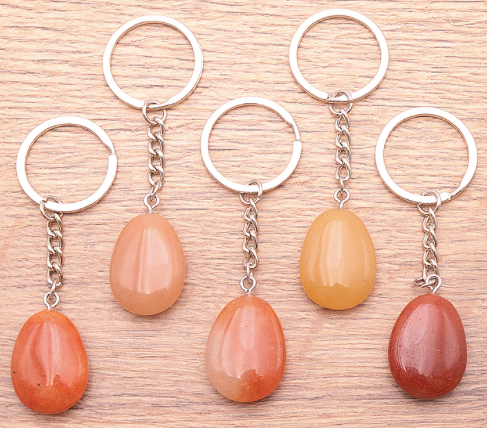 Porte Clefs Aventurine orange