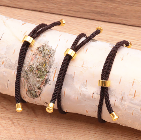 BRACELET CORDON RÉGLABLE AMAZONITE PÉROU