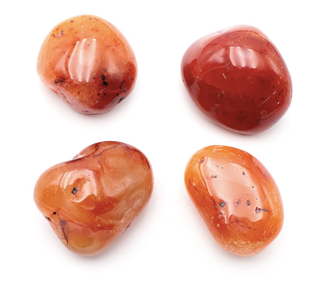 PIERRE ROULÉE CORNALINE 40 À 60MM