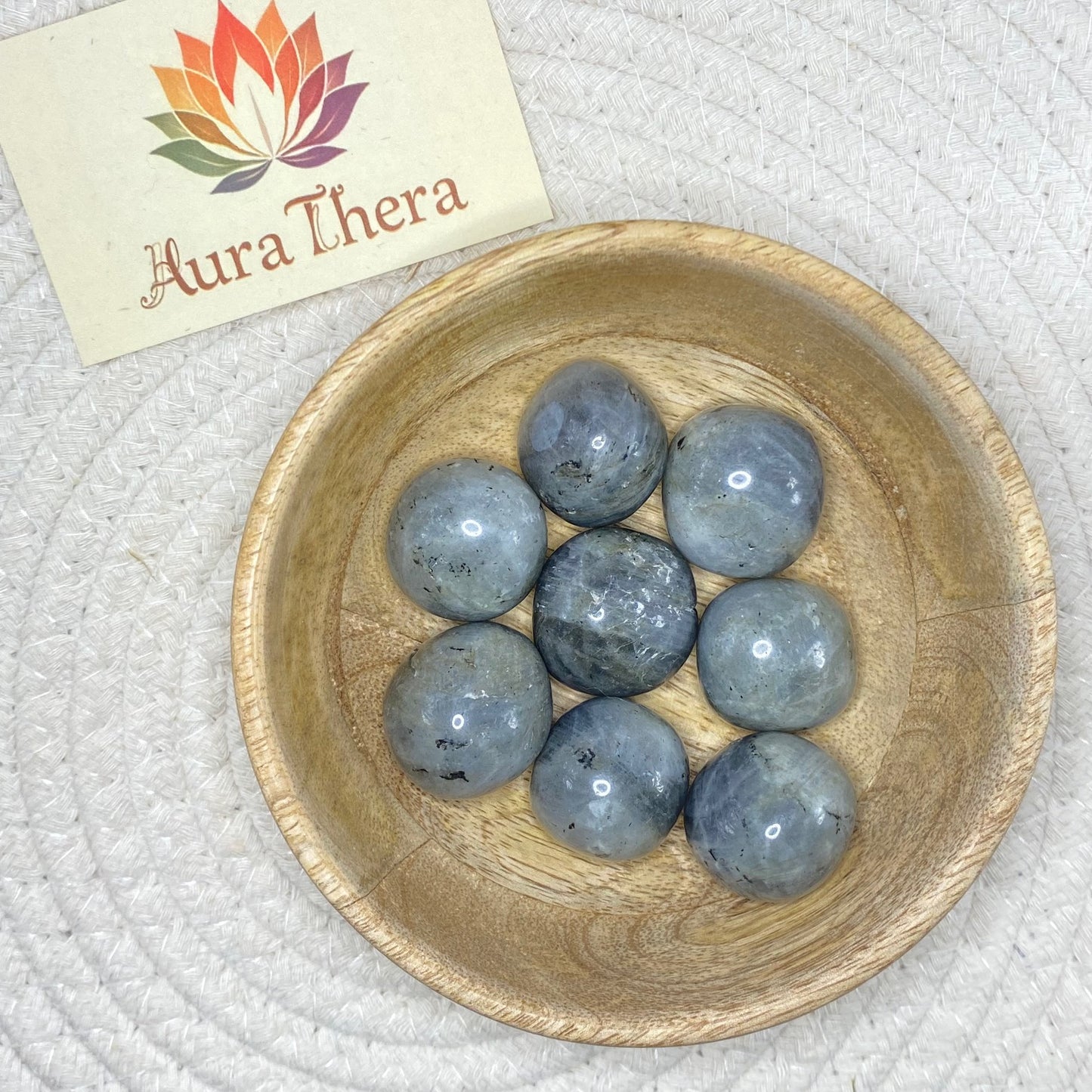PIERRE ROULÉE LABRADORITE RONDE A 20 À 30MM