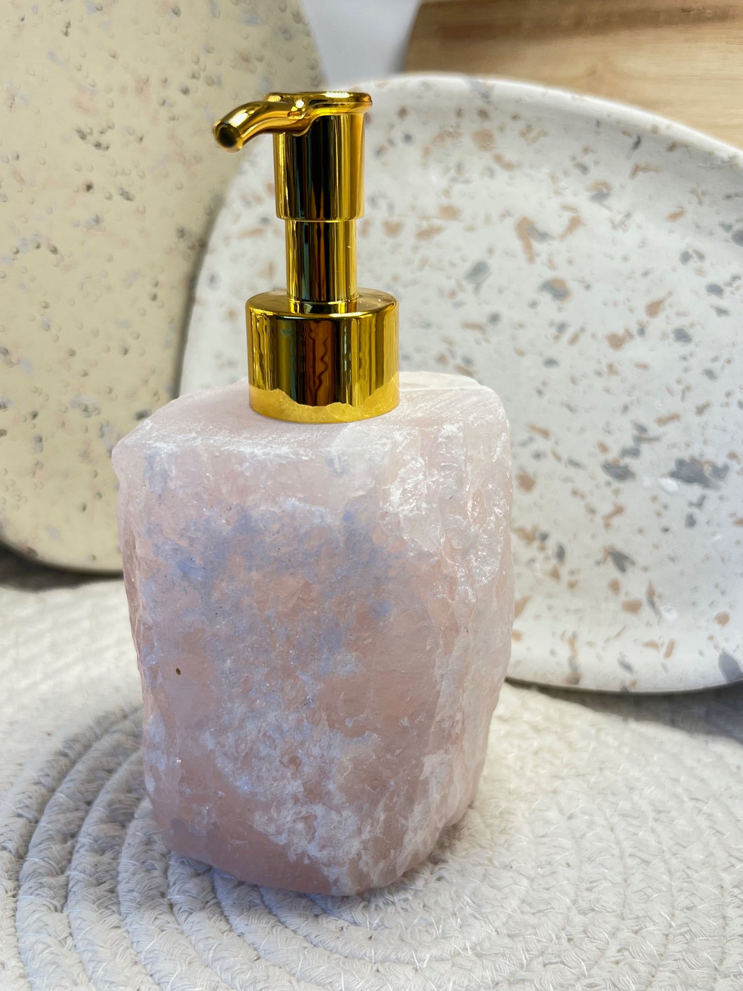 Distributeur de savon Quartz rose