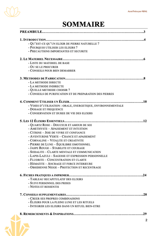 12 Elixirs Essentiels - Guide Complet Pratique (eBook PDF)