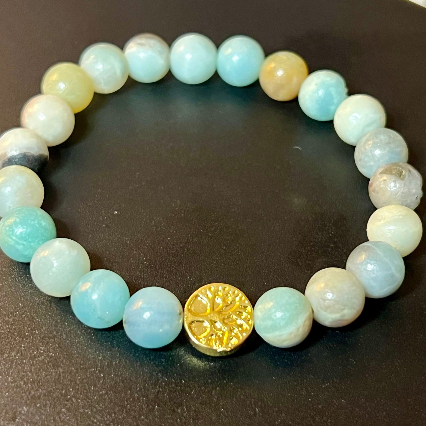 Bracelet amazonite multicolore