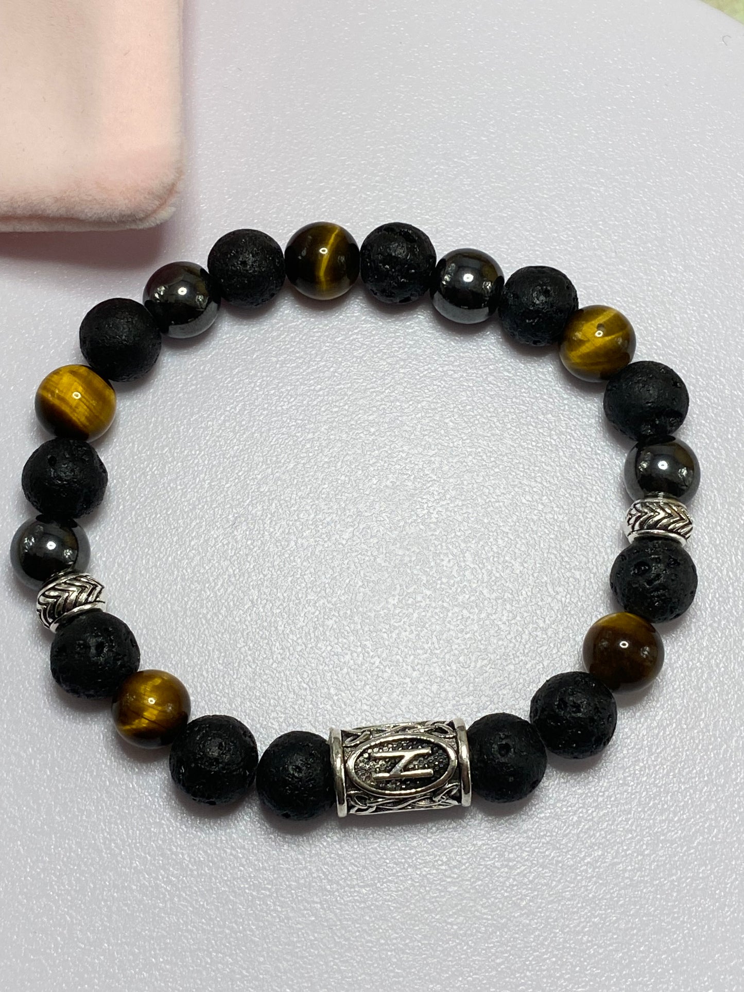Bracelet Force et Sagesse - version argentée breloque