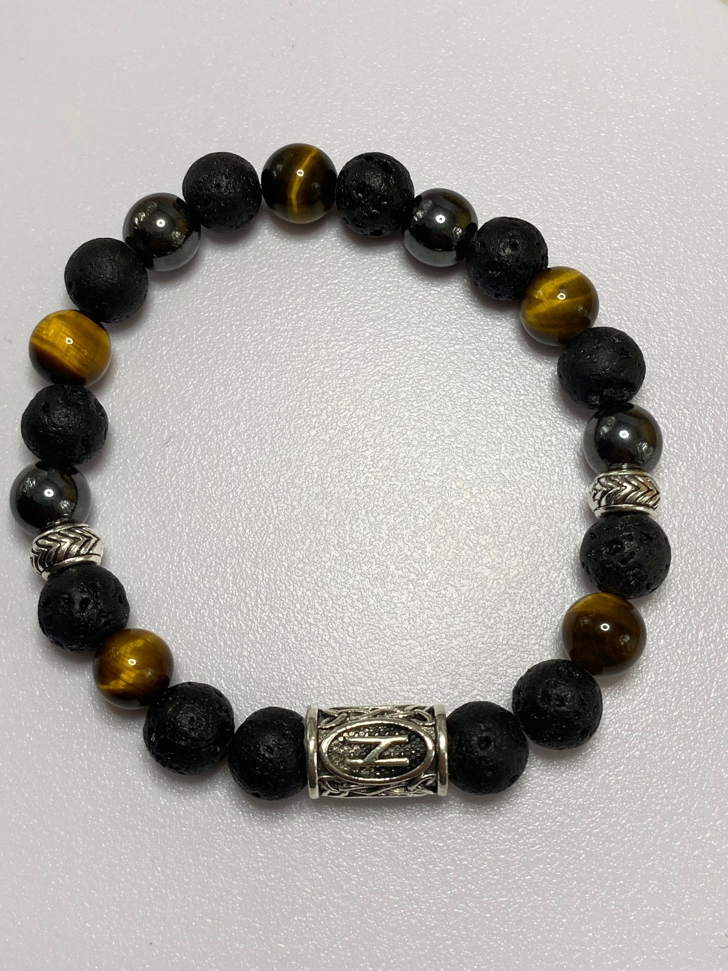 Bracelet Force et Sagesse - version argentée breloque