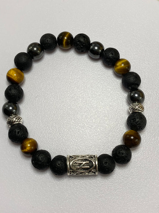 Bracelet Force et Sagesse - version argentée breloque