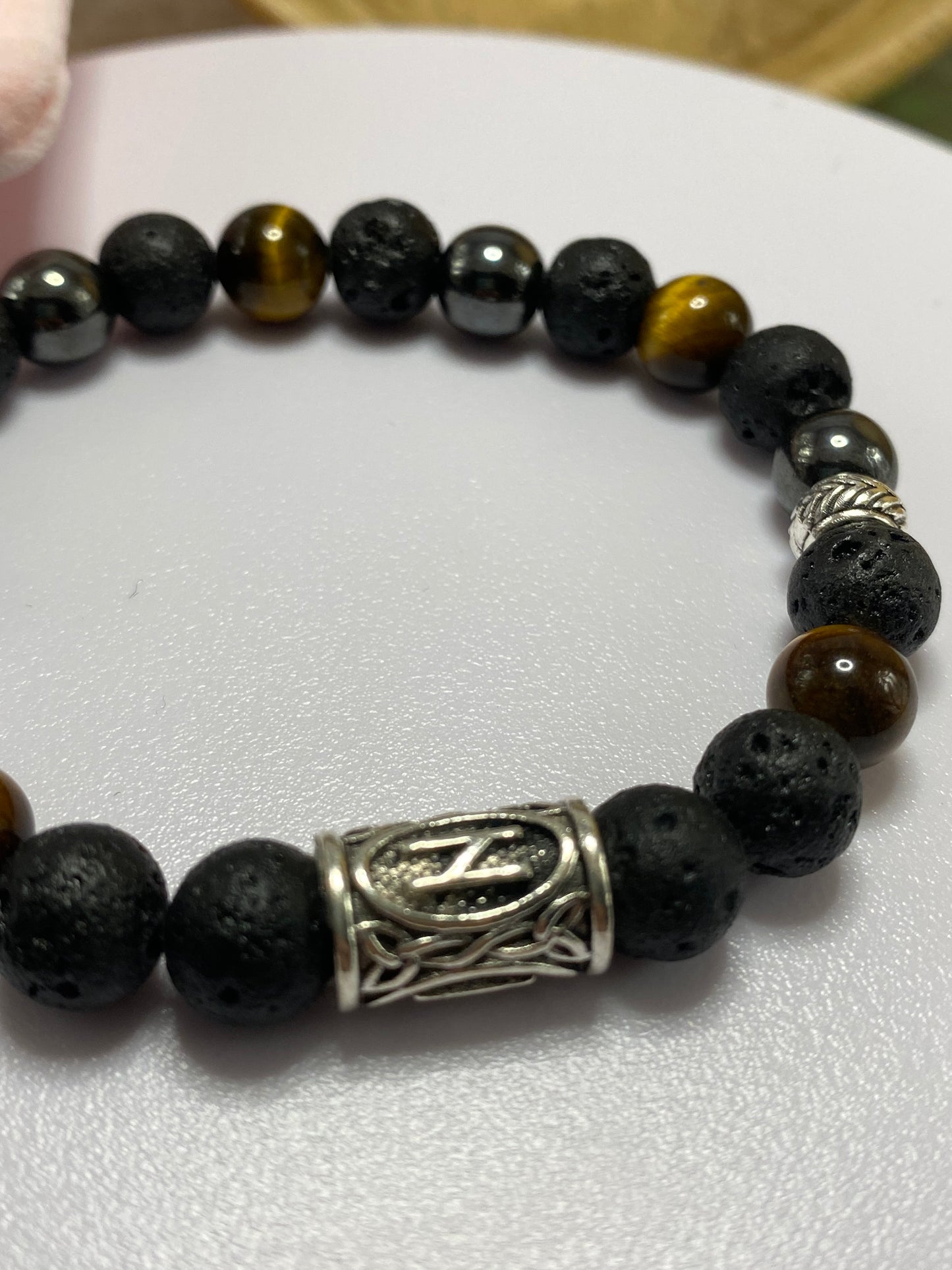 Bracelet Force et Sagesse - version argentée breloque