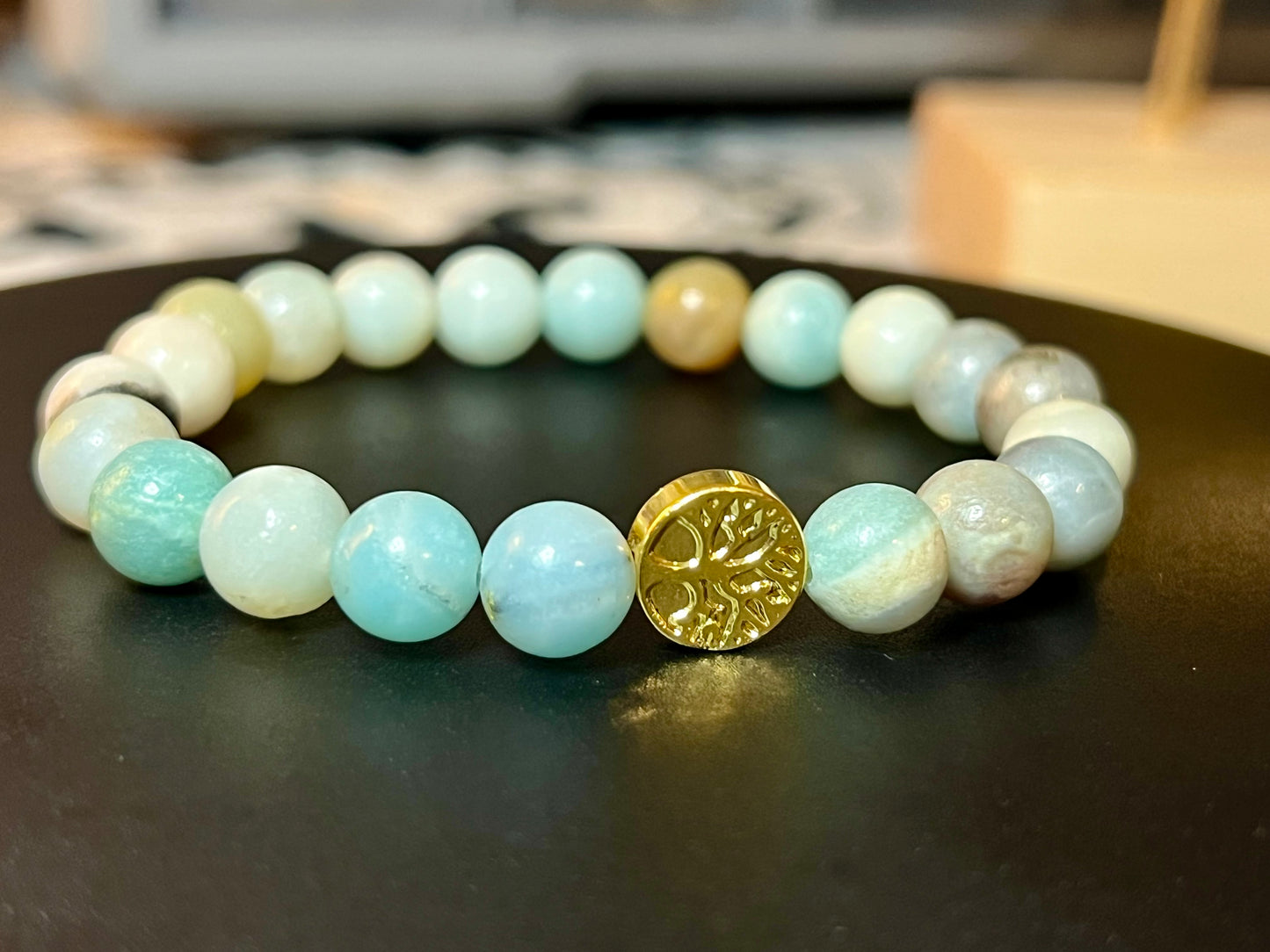 Bracelet amazonite multicolore