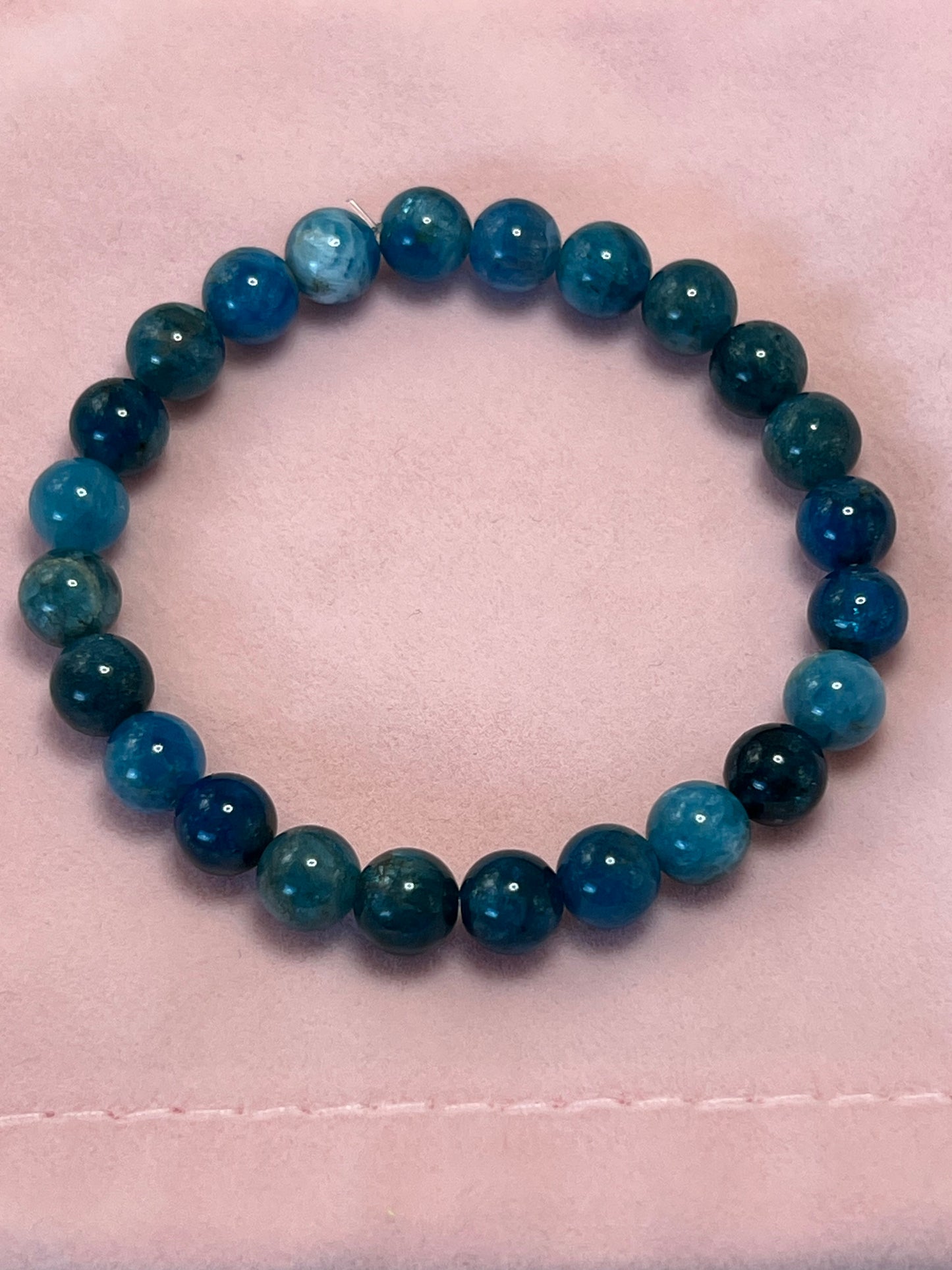 Bracelet Apatite bleue