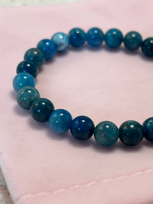 Bracelet Apatite bleue