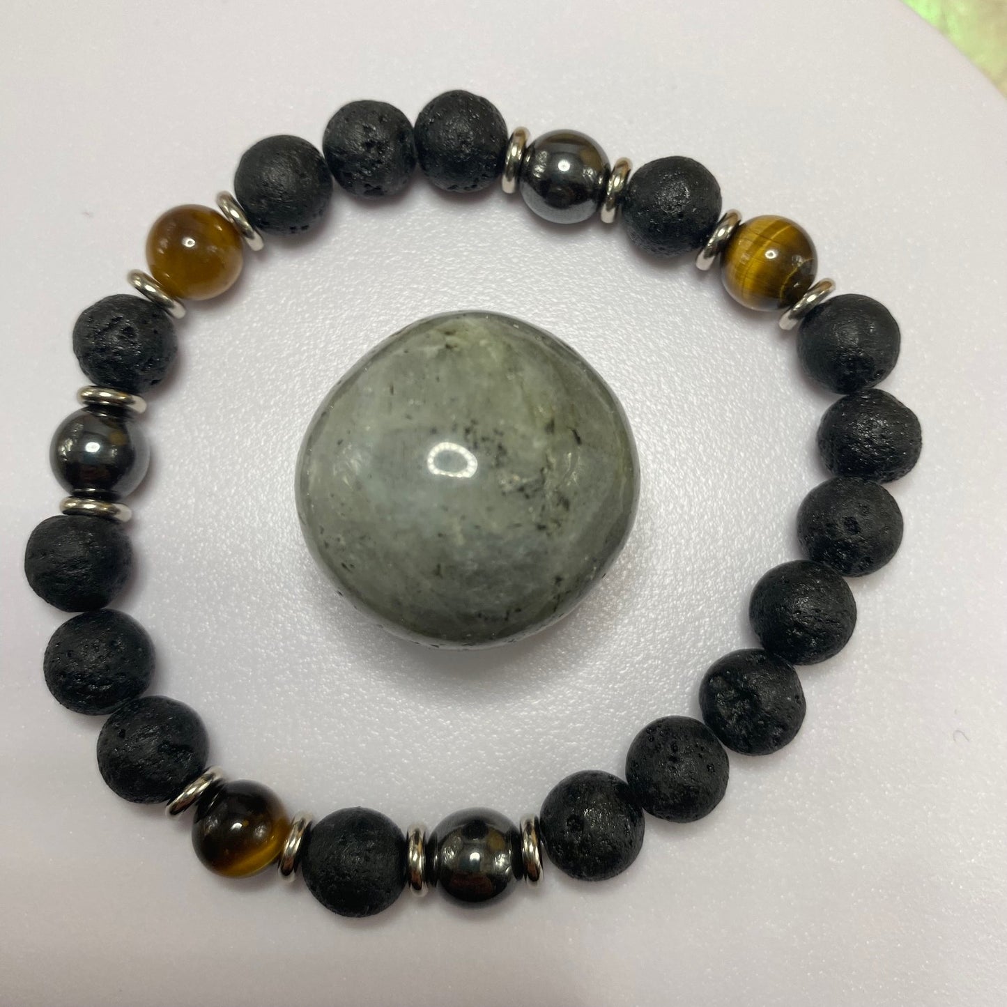 Bracelet Force et Sagesse - version argentée