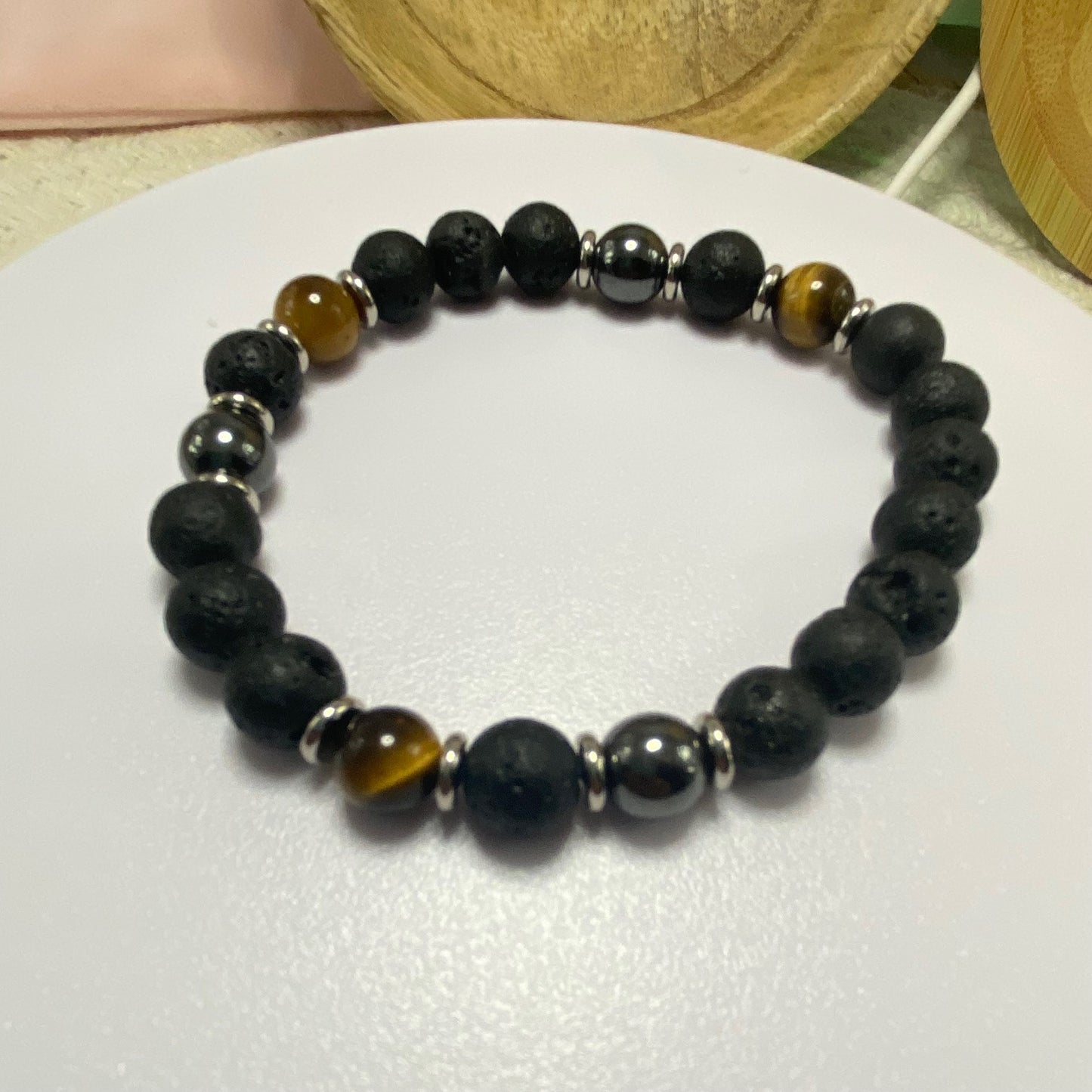 Bracelet Force et Sagesse - version argentée