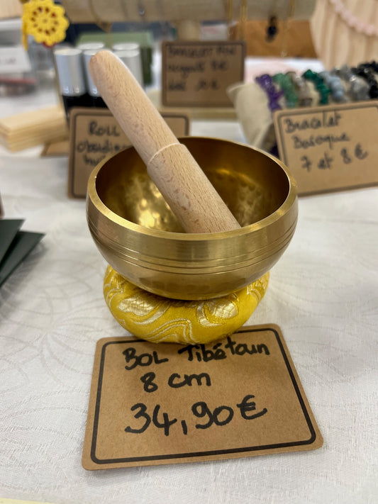 Bol chantant 8cm avec bâton et coussin